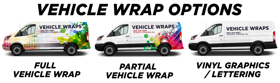 San Mateo Vehicle Wraps vehicle wrap options